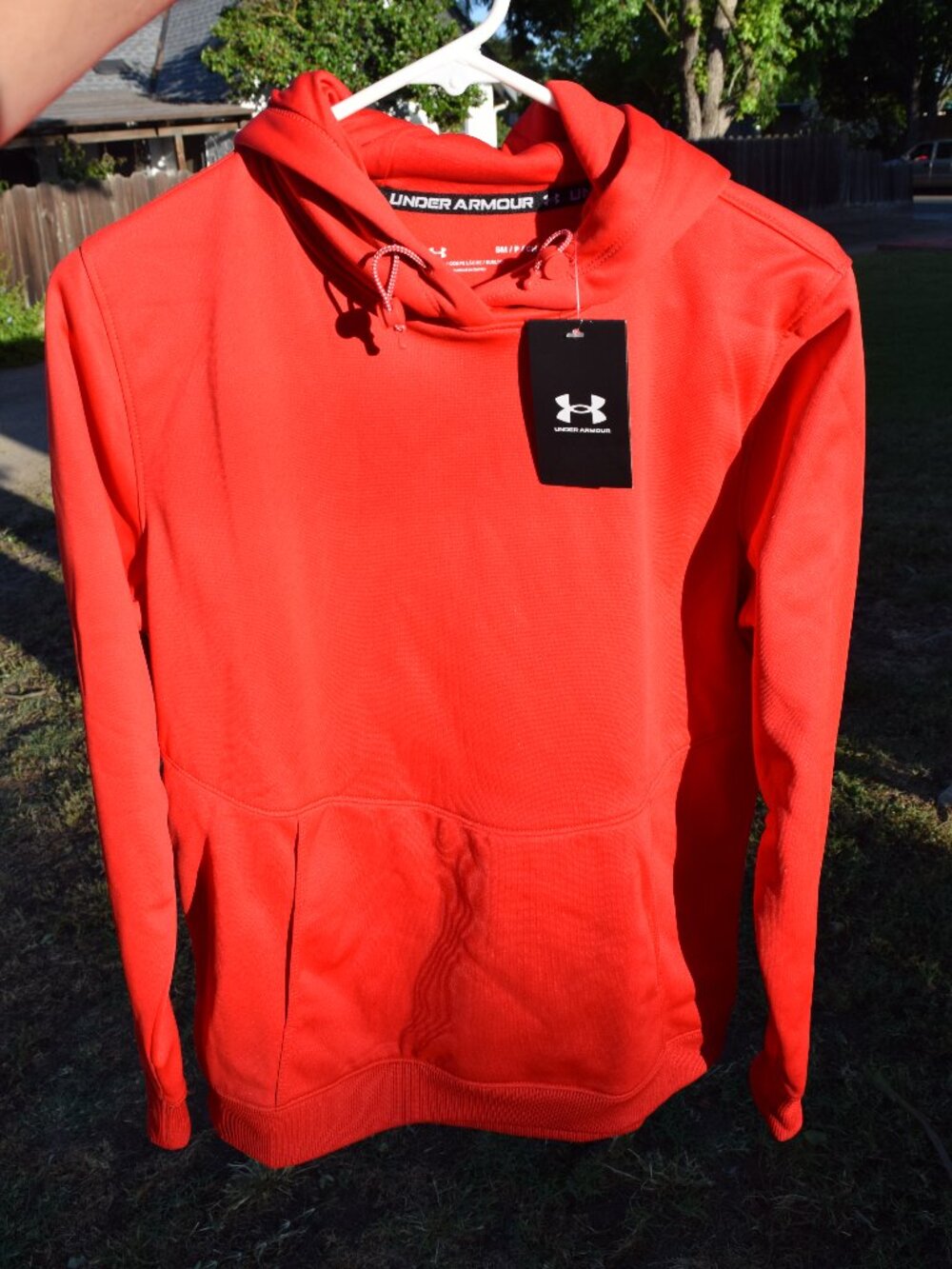 NWT Under Armour Storm Women's Armour Fleece Hoodie - Red - Size S